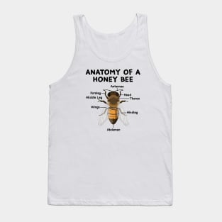 Anatomy of a Bee Beekeeper Beekeeping Tank Top